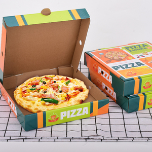 Hộp Bánh Pizza Bằng Giấy Theo Yêu Cầu Của Nhà Máy Hộp Bánh Pizza Lượn Sóng Tái Chế Dày Cầm Tay In Logo Bằng Bìa Cứng - Product Image 3