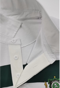 Tonton Sports <span class=keywords><strong>Rugby</strong></span> personnalisé à manches longues classique Old School rayé Polo Grreen t-shirts pour hommes Heavy Rugger fort vert - Product Image 4