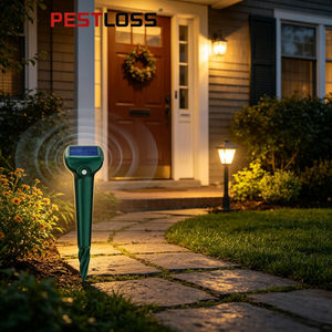 IBN New Outdoor Solar-Powered Traps Seismic Wave Waterproof Animal Repellent Device (IP65) Solid State for <strong>Wild</strong> Animals - Product Image 3