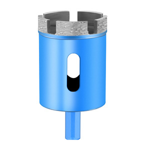 Scie cloche Baolian à pointe carbure pour perçage de carrelage métrique avec mandrin intégré et guide de perçage intégré - Product Image 1