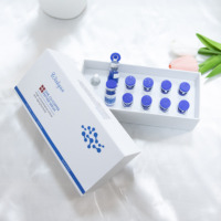 Sérum Visage Avancé au Peptide de Cuivre Bleu GHK-Cu Hydratant Apaisant Liftant Raffermissant Anti-Âge Réparateur – Coffret Soin de la Peau
