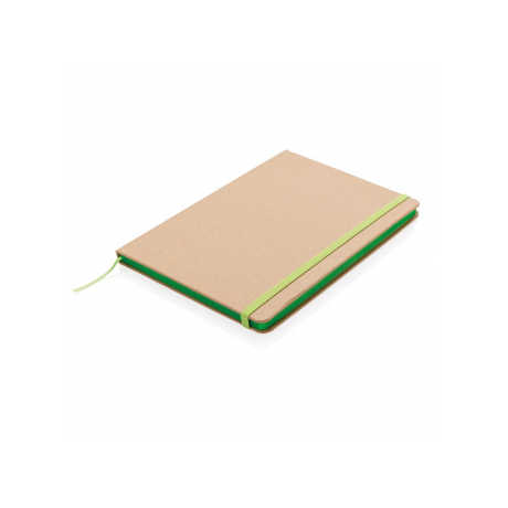 Sustainable A5 Notebook Linen Cover 100gsm Leather Spiral Style Thermal Binding Loose-leaf for School Use Available A6 A7 B5 B6