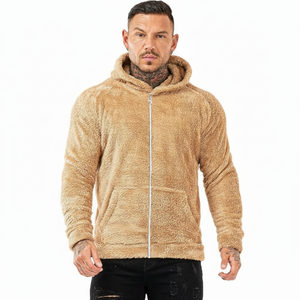 Veste en fourrure pour hommes de haute qualité style manteau en fausse fourrure personnalisé pour défilé de mode - Product Image 1