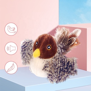 इंटरैक्टिव चीर्पिंग पक्षी बिल्ली फ्लैपिंग खिलौना सिमुलेशन पक्षी ध्वनियों और आंदोलनों - Product Image 4