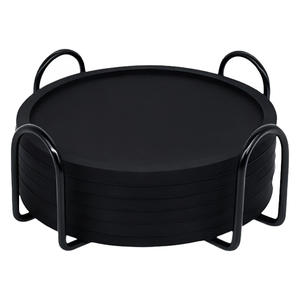 Hot Sale Wholesale Silicone <b>Round</b> Coaster Table Coffee Beer Tea Cup Coaster <b>Mat</b> Non-Slip Washable <b>Place</b> <b>Mats</b> - Product Image 6