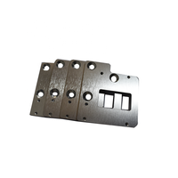 Plaque de montage en aluminium usinée CNC de haute précision, sur mesure, en acier et aluminium, pour équipement industriel