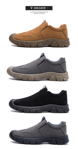 รองเท้าเซฟตี้ผู้ชายรุ่นใหม่สำหรับฤดูใบไม้ผลิและฤดูร้อน พื้นหนา ทนทาน แข็งแรง กันลื่น เหมาะสำหรับใส่ทำงานกลางแจ้งและเดินเล่น - Product Image 2