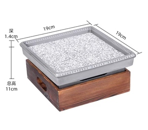 Piedra de Cocina para Asar Tipo Lava en Oferta, con Estufa Portátil de Alcohol para Conjuntos de Utensilios de Cocina para Exteriores - Product Image 5