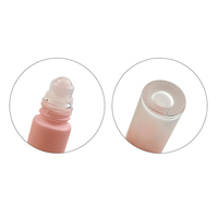 Flacons à bille pour huiles essentielles de 10 ml et 5 ml, finition mate, verre recyclable avec boîte en carton, emballage cosmétique