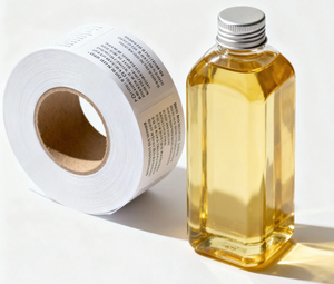 Étiquettes adhésives rondes en vinyle imperméables et résistantes à l'huile, rouleau personnalisé avec logo pour emballage alimentaire, bonbons, pizza, huile d'olive, sucre, lait - Product Image 2