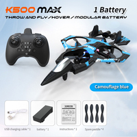 Avion télécommandé AiJH 360 °   Avions télécommandés Rolling Flight K500 Max, avions de combat pour débutants, jouets en mousse RC