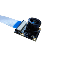 DCX OV5647 5MP Raspberry Pi Kamera Modülü, 160 Derece Balıkgözü Lensli 25x24mm Raspberry Pi 3/4 Kartı için