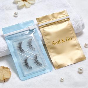 Mini Sacchetto Impermeabile per Ciglia e Prodotti di Bellezza, Busta Sigillata a Doppio Strato, Confezione in Plastica con Stampa Personalizzata - Product Image 2