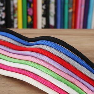 Cordones de Zapatos Unisex de Poliéster con Patrón Sólido Redondo de 8 mm de Grosor Personalizados por WEGOODZF para Zapatillas de Moda, Deportivas y Casuales - Product Image 4