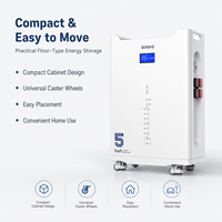 Batterie de secours solaire 5 kWh avec cellules de qualité solaire, directement de l'usine, moniteur intelligent WIFI CAN, 100 Ah, 15 unités en connexion parallèle
