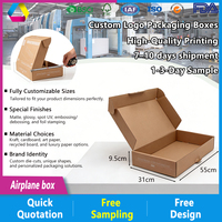 Boîte d'emballage pour baskets en carton ondulé certifiée, style streetwear, pour magasins de baskets, expédition e-commerce, vente au détail de marques