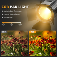 Luces Par COB de 200W de Doble Color con Luces Par Blancas Frías y Cálidas para DJ, Escenarios, Fiestas, Conciertos, Iglesias, Bodas, Teatro, Iluminación de Techo