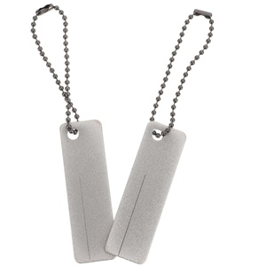 <strong>Whetstone</strong> Sharpener Set for Japanese Tools, Kitchen Knives &amp; Chisels 2Pcs Diamond Sharpening Stones - Product Image 1
