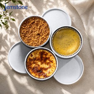 Custom Eco-Friendly <b>Recyclable</b> Materials OVEN SAFE Cake Paper Tube Cylinder Sweets Cardboard Cheesecake <b>Box</b> Four-Color Printing - Product Image 2