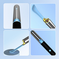Nouvel appareil de soin des oreilles sans fil 109-1s - Technologie endoscopique LED portative en acier inoxydable ABS pour l'élimination du cérumen Interface anglaise
