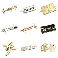 Plaques métalliques personnalisables pour chaussures, avec logo imprimable et boucle colorée, vente en gros directe fabricants