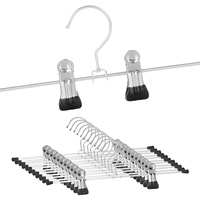 MAOS cintre couleur or 11.8 pouces couleur or vente chaude, clips métalliques cintre à linge avec clips en acier
