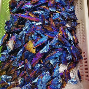 Commercio all'ingrosso placcato naturale ruvido grappoli di cristallo di piume di pavone di Aura <span class=keywords><strong>tormalina</strong></span> <span class=keywords><strong>nera</strong></span> per la vendita - Product Image 6