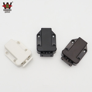 Disiwei Plastic Cabinet Door Latch Beetle Bouncer White Self Locking <b>Rebounder</b> For Furniture Doors - Product Image 2