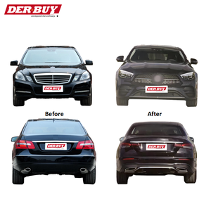 Applicable au kit carrosserie Mercedes <span class=keywords><strong>Benzz</strong></span> W212 Kit environnant Modification de l'apparence, kit carrosserie upgreade nouveau style à W213 sport - Product Image 2