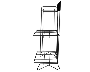 Dây Kim Loại Thương Mại Tạp Chí Tabloid Báo Và Tạp Chí Hiển Thị Đứng Rack Đen Kim Loại (Sắt) 2 Kệ 10 Bộ 7-15 Ngày - Product Image 4