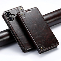 Étui portefeuille à rabat magnétique en cuir PU de qualité supérieure avec fentes pour cartes pour Galaxy S24 Ultra, support de cartes, coque antichoc - Noir