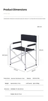 Ensemble table et chaises pliantes pour camping en plein air, plage, pêche, terrasses, balcons, en tissu Oxford, rectangulaire - Vente en gros personnalisée