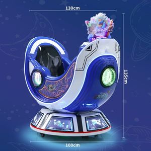 Gran Oferta: Máquina de Columpio Interactiva 4D para Niños con Monedas, Vehículo Espacial, Juegos Mecánicos para Niños - Product Image 5