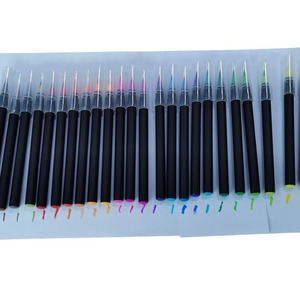 Juego de pinceles de acuarela, 12 colores, con pincel de agua para arte, caligrafía, diseño, renderización, animación - Product Image 3