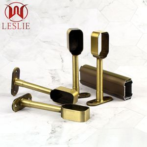 Leslie Zinc Alloy Clothes Rail Support Wall Mount Non-Detachable <b>Wardrobe</b> <b>Hardware</b> - Product Image 5