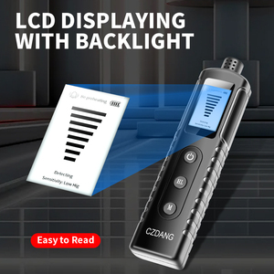 Meetbaar Methaan, Propaan, Aardgas, Lpg, Butaan 50ppm ~ 1000ppm Brandbaar Gas Detector Tester Met Geluid En Licht Alarm - Product Image 4