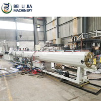 Ligne de production automatique de tuyaux en PVC, extrudeuses plastiques 380V/220V, haute vitesse, bas prix, capacité 500, usage intensif, Chine BEILIJIA