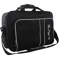 Sac de transport pour console PS5 Slim/Pro, classique, simple, fermeture éclair, portable, nylon durable, léger, résistant à l'eau, écologique, pour jeux