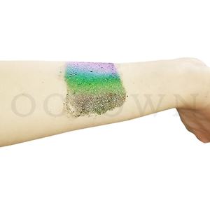 Pigment d'ombre à paupières caméléon caméléon translucide irrégulier, flocons irisés, flocons de vernis à ongles, meilleure vente - Product Image 2