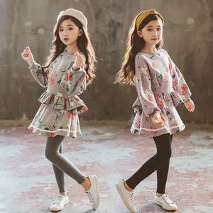 Disfraces para Niños como Princesas, Conjunto de Ropa con Leggings y Volantes Raglán, Venta al por Mayor en Sitios Web Chinos - Product Image 3