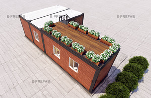 3 Bộ Ghép Hình Chữ L Nhà Chứa Và Dân Cư Đúc Sẵn Nhà Với Cầu Thang Nền Tảng - Product Image 4