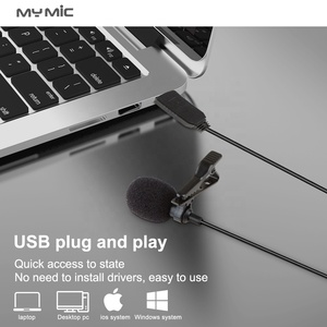 Maono-microphone lavalier à condensateur LJU02, pour <span class=keywords><strong>enregistrement</strong></span>, mini-microphone usb, pince, pour ordinateur, pc portable - Product Image 4