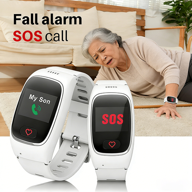 4G GPS Smart Watch Tracking Alzheimer's Position Device IP67 Waterproof Data Transmission Server Heart Rate VL16 Pro Global Use