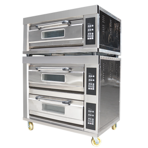 Four à pizza 1 couche 2 couches 3 couches Four à pain commercial électrique à gaz Disponible avec panneau de commande numérique - Product Image 5