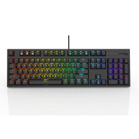 Clavier de jeu filaire HyperX 2 avec rétroéclairage RGB, mécanique, pour ordinateur de bureau, original, 100 %, vente en gros, 2 HyperX 2