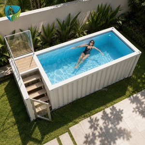 <span class=keywords><strong>Piscina</strong></span> Fuori Terra in Vetroresina su Misura per Giardino <span class=keywords><strong>con</strong></span> Finestra, Produttore di Piscine per Esterni - Product Image 2