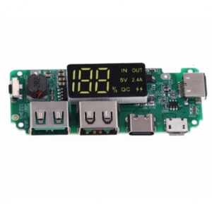 Module de charge à affichage numérique pour batterie au lithium 18650 avec double sortie USB 5V2.4A 2A 1A et module de suralimentation - Product Image 2