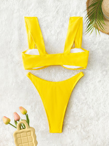 Top Bikini Triangolare <span class=keywords><strong>Sexy</strong></span> da Donna con Catena a Stelle, Allacciatura Posteriore ad Anello, Costume da Bagno OEM ODM con Logo Personalizzato 2025 - Product Image 3