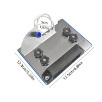 Outil de chanfreinage d'angle en acier à 45 degrés DIY OEM - Support pour meuleuse d'angle pour la découpe de céramique et de pierre 175x133mm Garantie 3 ans