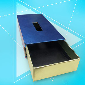 Caja Rígida de Lujo Personalizada con Forro de Esponja CMYK, Cajón Deslizable, Ventana, Grabado en Relieve, Laminado Mate, Patrón Colorido, Reciclable - Product Image 2